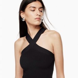 Babaton sculpt knit crop tank 
Small